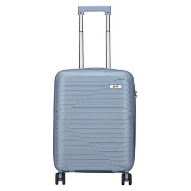 VIP Tourage 8 Wheel Luggage Hard Trolley Light Blue 56cm