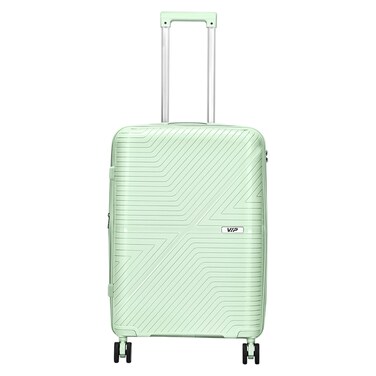 VIP Retreat 8 Wheel Luggage Hard Trolley Light Green 65cm