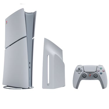 سوني مجموعة الذكرى السنوية الثلاثين جهاز الألعاب الرقمي  الإصدار المحدود ووحدة التحكم اللاسلكية دوال سينس لبلاي ستايشن5  - فضي