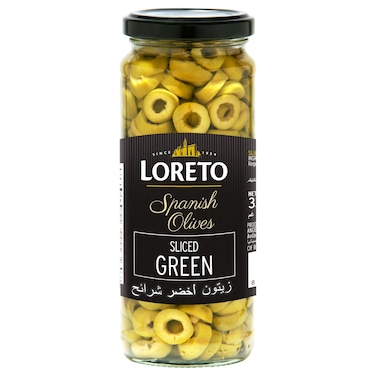 لوريتو زيتون الأخضر الإسباني المقطع، 330 غرام