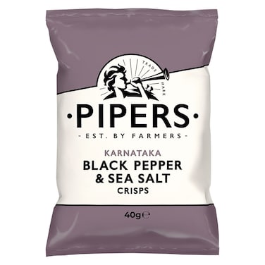 Pipers Karnataka Black Pepper and Sea Salt 40g