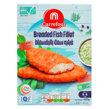 Carrefour Breaded Fish Fillet, 400g