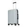 Carlton Alton 8 Wheel Luggage Hard Trolley Light Grey 65cm