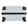 Carlton Alton 8 Wheel Luggage Hard Trolley Light Grey 65cm