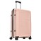 Carlton Alton 8 Wheel Hard Luggage Trolley, Light Pink, 55cm