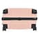 Carlton Alton 8 Wheel Hard Luggage Trolley, Light Pink, 55cm