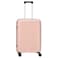 Carlton Alton 8 Wheel Hard Luggage Trolley, Light Pink, 55cm