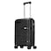 Carlton Alton 8 Wheel Luggage Hard Trolley Black 55cm