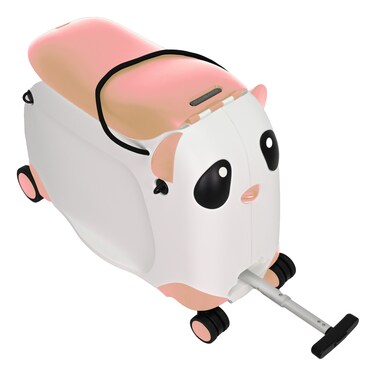 Cosmo Ride-on Kids Luggage Panda Trolley Pink 50cm
