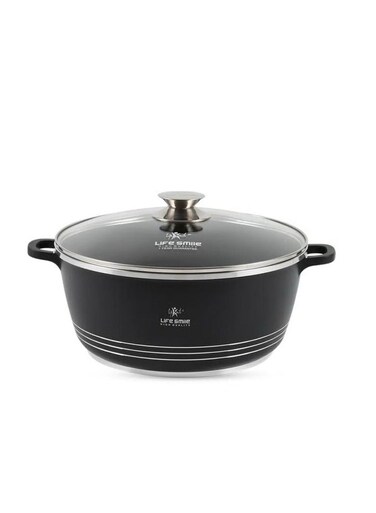 LIFE SMILE Shallow Pot Casserole 36cm, 7.8L