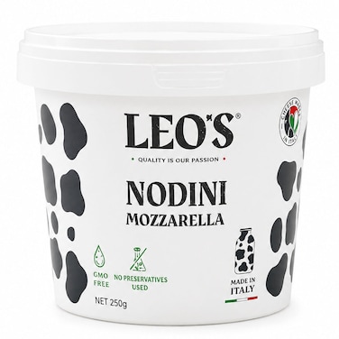 Leo's Cow's Milk Nodini Mozzarella Cheese 250g