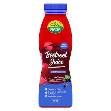 ندى عصير بنجر مع كشمش أسود بدون سكر 320 ملل