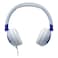 JBL Junior 320 Wired On-Ear Headphones with Mic for Kids Blue 3 Years and above
