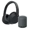 Sony Truly Wireless Bluetooth Over-Ear Headphones WH-CH720N Black And XB100 Portable Wireless Speaker SRS-XB100 Black