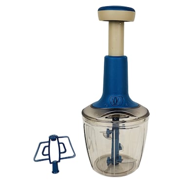 Elegante Slicer Push Type Square Shaped Multi Chopper 1000ml