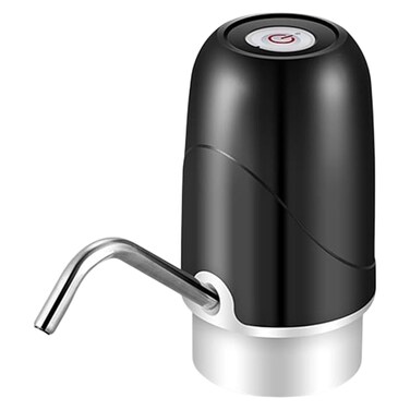 Automatic Rechargeable Water Dispenser Black 13x6.4cm