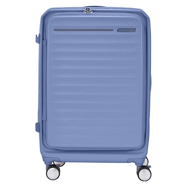 American Tourister Frontec Spinner 4 Wheel Luggage Hard Trolley Blue 79cm