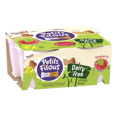 Yoplait Petits Filous Dairy Free Raspberry Yogurt 380g