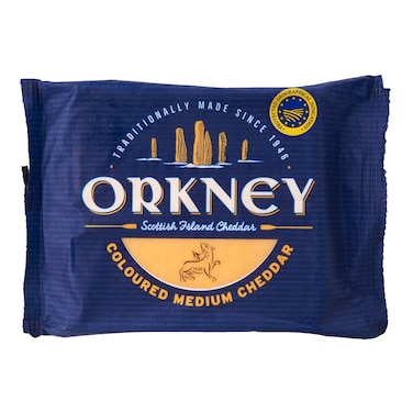 Orkney Medium Coloured Cheddar Cheese 200g