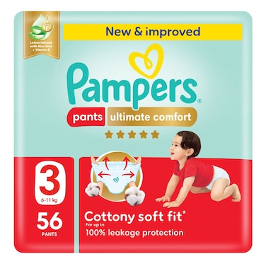 Pampers Ultimate Comfort Diaper Pants Size 3 6-11kg 56 Pants