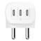 Belkin BoostCharge 3 USB-C Port Wall Charger with USB-C to USB-C Charging Cable