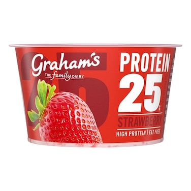 جراهامز زبادي  بالبروتين والفراولة 25 غرام - وعاء 200 غرام