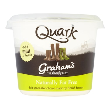 Graham's Quark Naturally Fat Free Cheese Original 250g