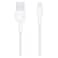 Aukey Impulse Nylon Braided AL USB-A To Lightning Data Sync And Charging Cable White 0.9m
