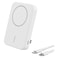 Belkin BoostCharge Pro Wireless Power Bank with Qi2 for iPhone 16, 16 Plus, 16 Pro, 16 Pro Max, iPhone 15, White, 8000mAh
