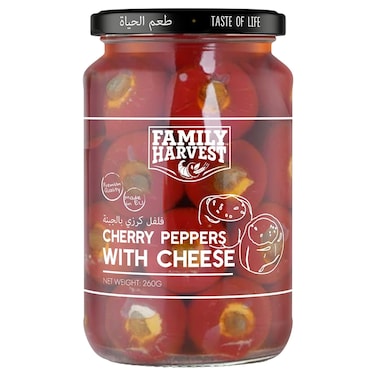 Family Harvest Cherry Pepper With Cheese Pickle, 260g