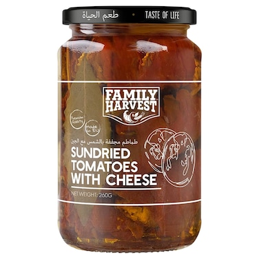 Family Harvest Sundried Tomatoes With Cheese Pickle, 260g