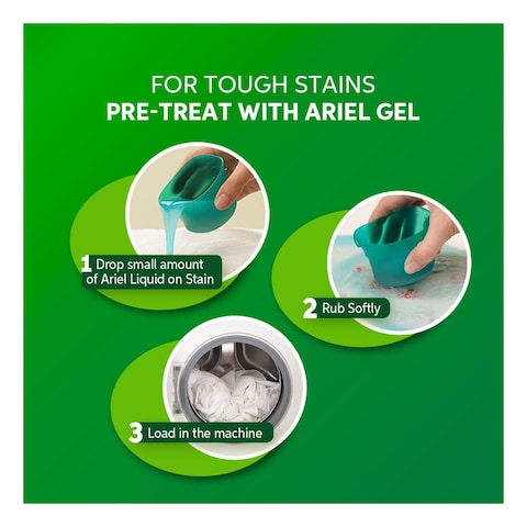 Ariel Liquid Detergent Power Gel Original 4L Pack of 2