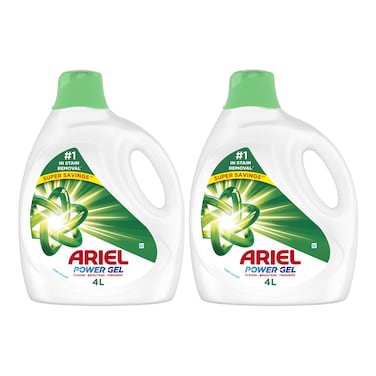Ariel Liquid Detergent Power Gel Original 4L Pack of 2