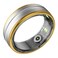 Cellairis Aluminium Smart Ring, Gold/Silver, Size 9