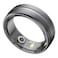 Cellairis Aluminium Smart Ring, Dark Grey, Size 12