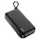 Cellairis Trek Power Bank With Built-in Charging Cable And Adapter Black 10000mAh