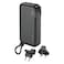 Cellairis Trek Power Bank With Built-in Charging Cable And Adapter Black 10000mAh