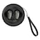 Cellairis Truly Wireless Bluetooth In-Ear Earphones with Charging Case and Loop Stellar Black