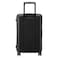 Delsey Paris Securitech Stone 4 Double Wheels Luggage Hard Trolley Black 55cm