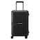 Delsey Paris Securitech Stone 4 Double Wheels Luggage Hard Trolley Black 55cm