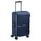 Delsey Paris Securitech Stone 4 Double Wheels Luggage Hard Trolley Navy 55cm
