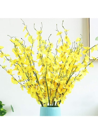 Sunm Boutique 2 Pack Plum Blossom Artificial Flowers Simulation Flower Table Decoration Accessories Party Beach Theme Decorations &hellip; Pack of 10 Yellow