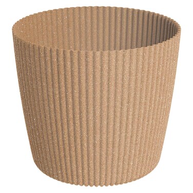 Prosperplast Milly Round Flower Pot Eco Natural 16x15cm