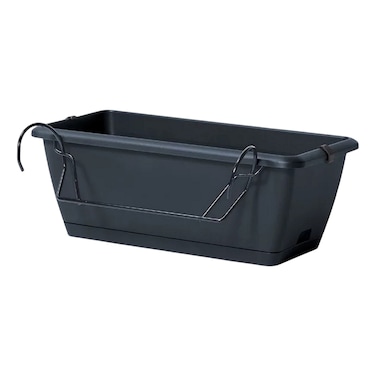 Prosperplast Respana Planter Grey 39.7x19x14cm