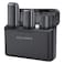 Cellairis Wireless Lavelier Dual Microphone with Caharging Case, Black
