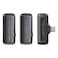 Cellairis Wireless Lavelier Dual Microphone with Caharging Case, Black