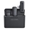 Cellairis Wireless Lavelier Dual Microphone with Caharging Case, Black