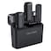 Cellairis Wireless Lavelier Dual Microphone with Caharging Case, Black