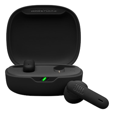 JBL Wave Flex 2 Truly Wireless Bluetooth In-Ear Earbuds With Charging Case Black