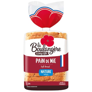 La Boulangere White Sliced Sandwich Bread, 550g